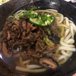 すだち肉うどん^ - ^